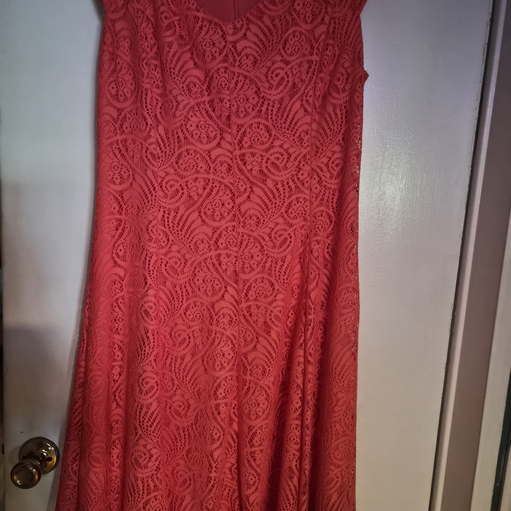 Liz Claiborne Coral Pink Dress